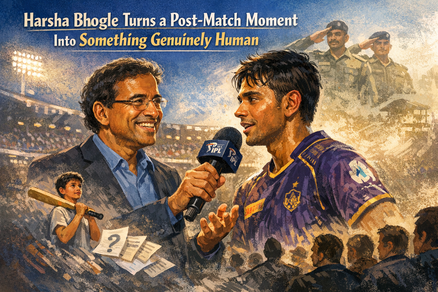 Harsha Bhogle Turns a Post-Match Moment Into Something Genuinely Human